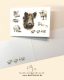Klappkarte Postkarte Kunstdruck Wildschweine Malerin Gabriele Laubinger