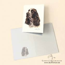 Klappkarte Springer Spaniel